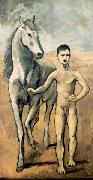 pablo picasso Boy Leading a Horse oil painting